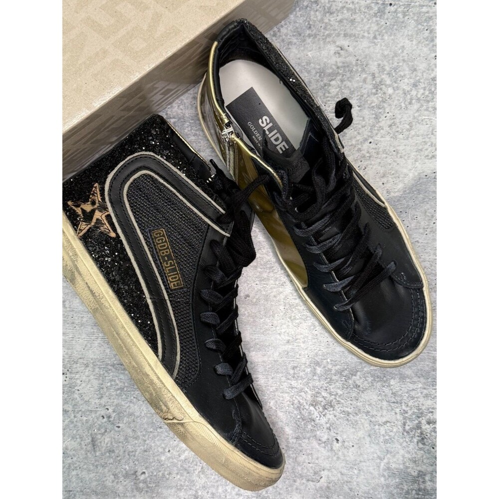 Golden Goose Slide Glitter Net Sneaker 41